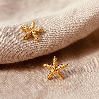 Minimal Starfish Earings Stud Earring