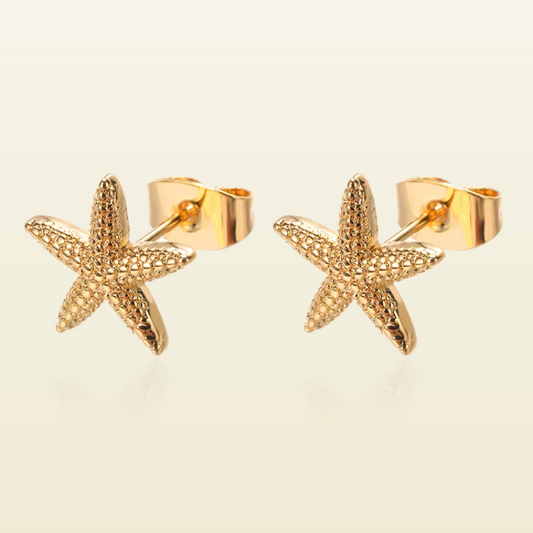 Minimal Starfish Earings Stud Earring